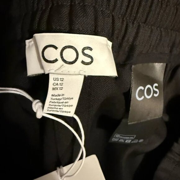 NWT COS 100% Wool Elastic Waist Pants Trousers! - Picture 8 of 14